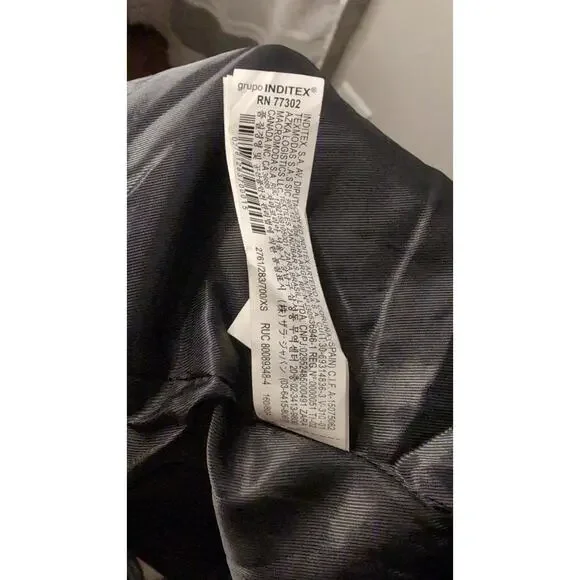 Zara Houndstooth Heritage Oversized Wool Blend Coat Blazer - Picture 11 of 12